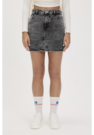Bad Bear Vendy Siyah Denim Etek Siyah