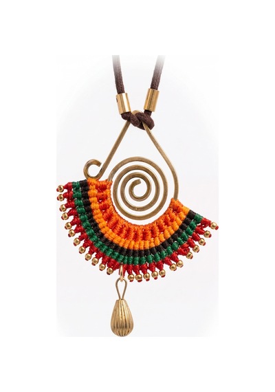 Nomad Weave Kolye Çok Renkli