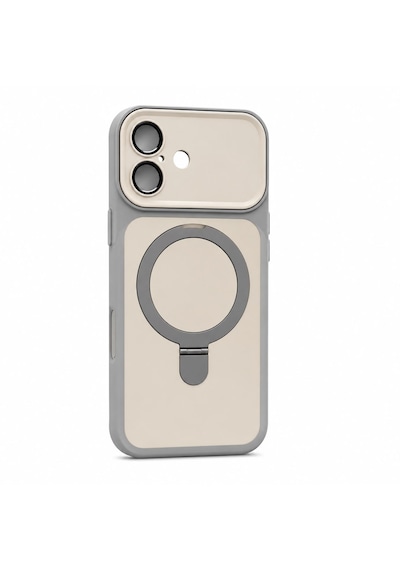 Apple Uyumlu iPhone 17  Magsafe Destekli Katlanabilir Standlı  Kamera Korumalı Kılıf