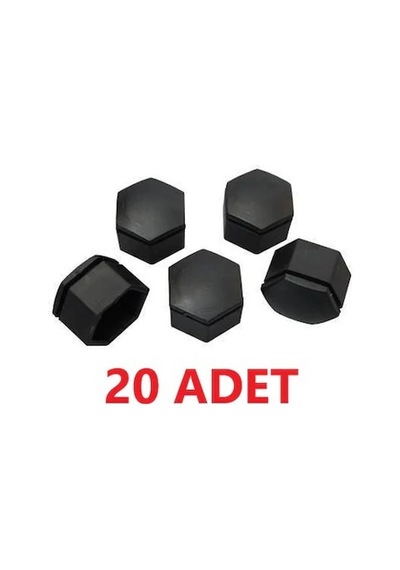 Opel Astra H Siyah Bijon Kapağı 17x23mm 20 Adet