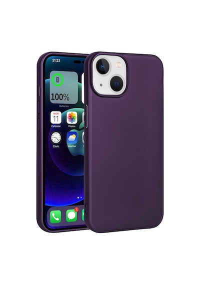 Zore İphone 15 Uyumlu Ogaa Premier Silikon Kılıf-derin Mor