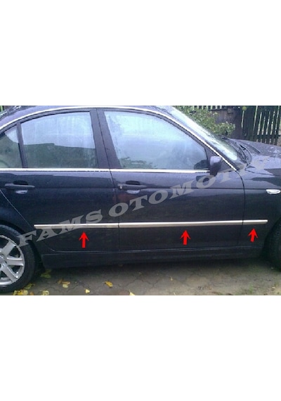 Bmw 3 Seri E46 Krom Yan Kapı Çıtası 6 Kapı 1998-2007 P.çelik