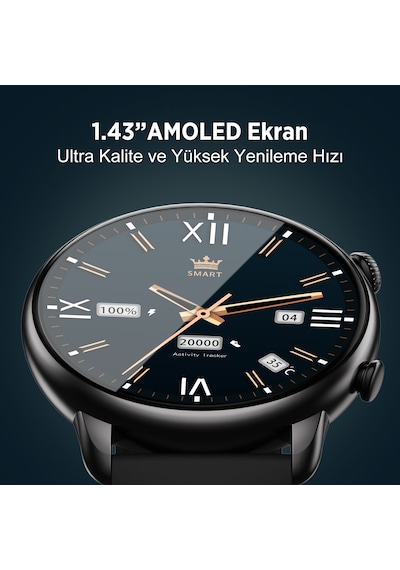 Bix SW02AI Amoled Akıllı Saat (Distribütör Garantili)