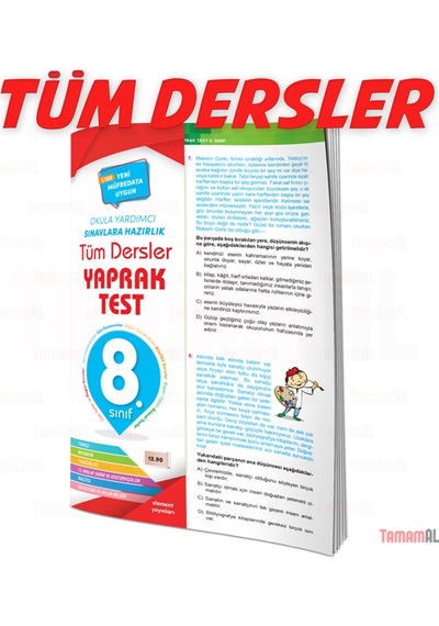 8.Sınıf Tüm Dersler Soru Bankası + Konu Anlatım + Yaprak Test Set