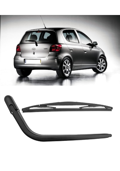 Toyota Yaris 2006-2011 Arka Cam Silecek Kolu Ve Süpürgesi Kapak Takım 852410d010 Silecek