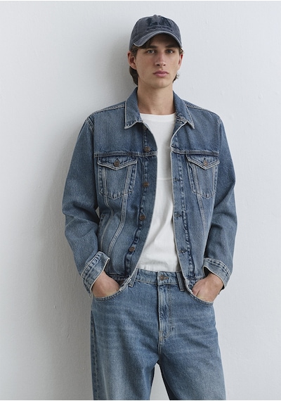 Mavi - Ray Classic Denim Vintage İndigo Mavisi Jean Ceket 0110273-89412 Mavi