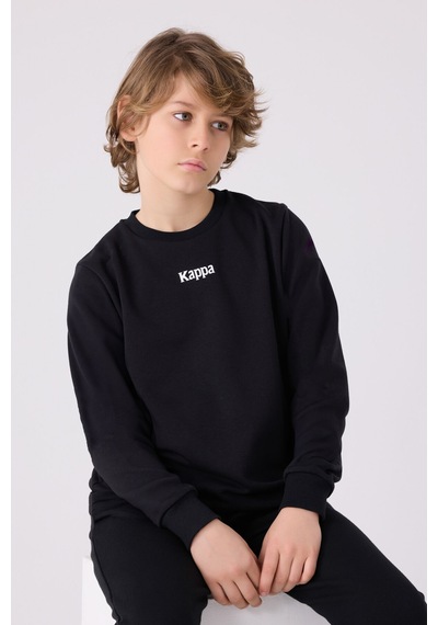 Kappa Erkek Çocuk Siyah Sweatshirt 5274-45414 Siyah