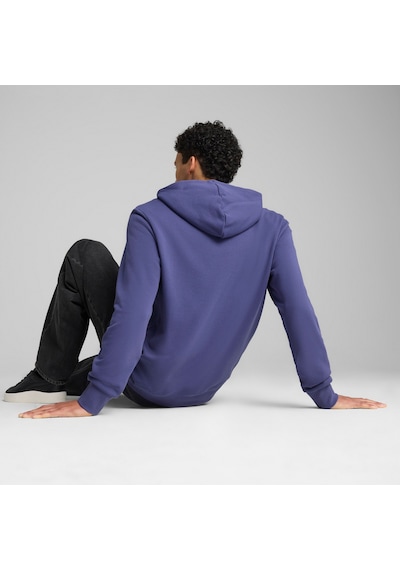 Puma Sports Legacy Graphıc Erkek Kapüşonlu Sweatshırt 629629 46 Mavi