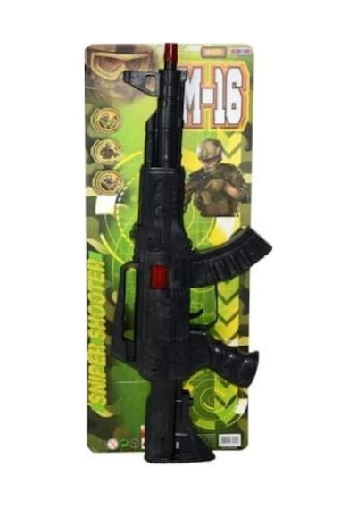 Oyuncak M-16 Taramalı Tüfek Gır Gır Tüfek Oyuncak Taramalı Silah