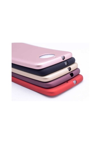 Lenovo Moto G5s Kılıf Zore Premier Silikon Kapak Gold