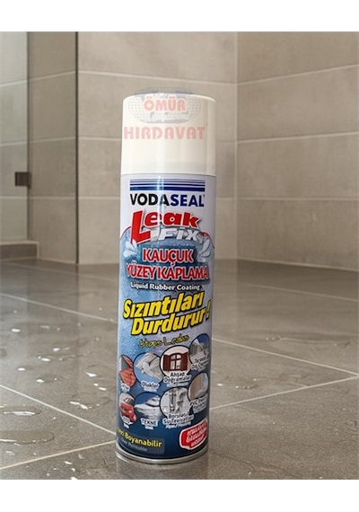 Leak Fix 200 Ml Beyaz Kauçuk Bazlı Su Geçirmez Sızdırmazlık Spreyi