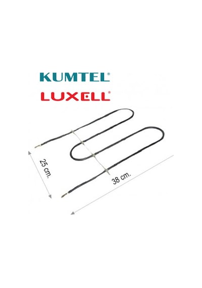 Luxell-Kumtel Uyumlu Marka M Tipi Fırın Rezistansı 800 Watt