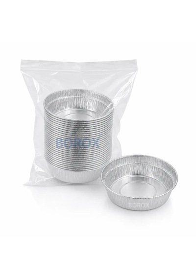 Borox Alüminyum Tartım Kabı - 96x22mm Tartım Kapları 50adet