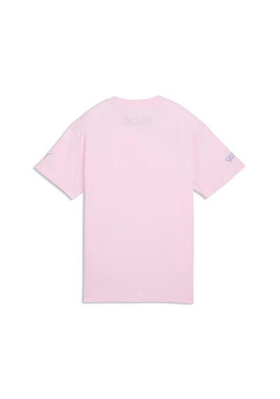 Puma X Pokemon Genç Geniş Kesim Grafik Detaylı Tişört 634944 70 Pembe