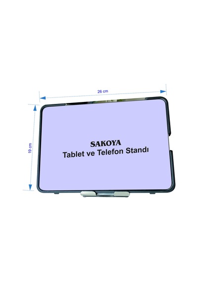 Sakoya Tablet Standı Çok Açı Ayarlı 304 Kalite Paslanmaz