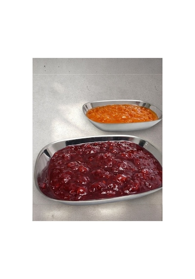 6 Adet Paslanmaz Çelik Kayık Tabak Seti - 17x10 Cm Paslanmaz Çelik Kayık Meze Ve Sunum Tabağı Gümüş