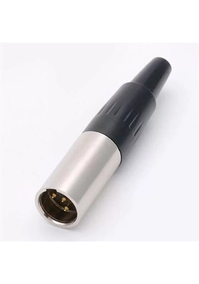 Mini Xlr 3 Pin Erkek Fiş 10x47mm