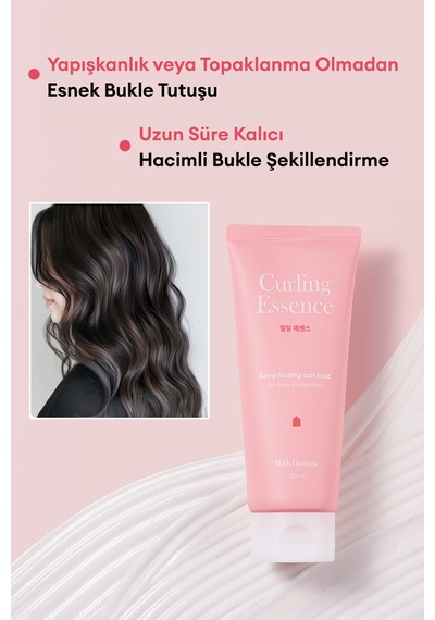 Hyalüronik Asit & Keratin İçeren Bukle Belirginleştirici Saç Kremi Mılk Baobab Curling Essence