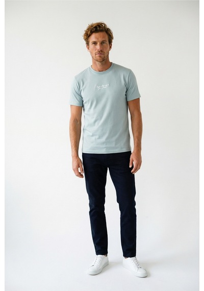 Redline Yeni Sezon Erkek Slim Fit Baskılı Tshirt 7031 Mint