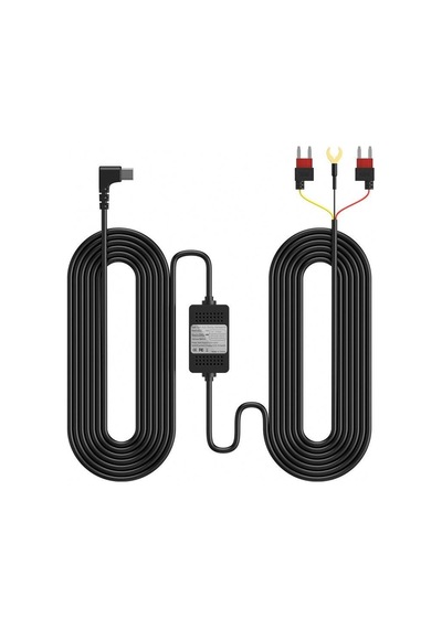 Araç Kamerası İçin Hardwire Kit, Usb Type-b Ve Type-c Seçeneğiyle, Dc 12v-24v Giriş, 5v-3a Çıkış, Gps Modüllü Kameralarla Uyumlu, 3.5 Metre Kablo Typ-b