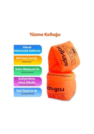 Herşeytrend Şişme Yüzme Kolluğu Çok Renkli