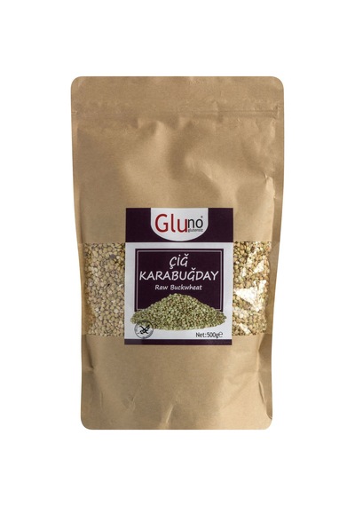 5 Adet Gluno Glütensiz Çiğ Karabuğday Tane 500 G