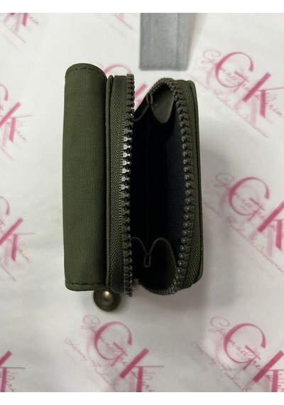 Gk Gamzelirenklerim Luxury Fashıon&accessorıes Krinkıl Mini Cüzdan Haki