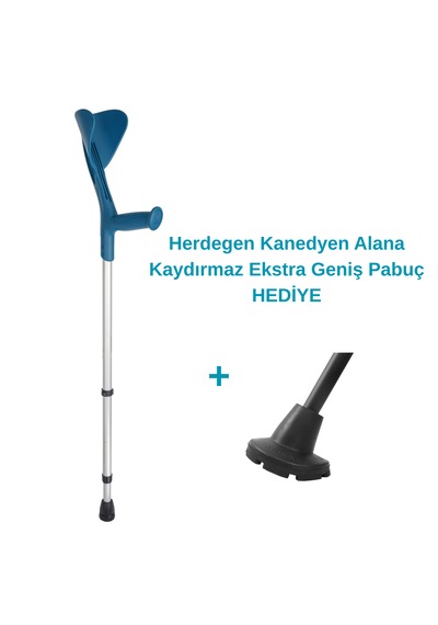 Fransız Herdegen Evolution & Fun Koltuk Değneği / Kanedyen 1 Adet Turkuaz