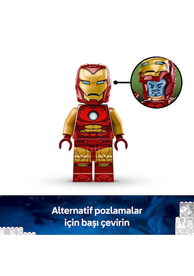 LEGO® Marvel Iron Man Robotu, Ultron’a Karşı 76307 - 6 Yaş ve Üzeri Süper Kahraman Sevenler için Yaratıcı Oyuncak Yapım Seti (101 Parça) LEGO® Marvel Iron Man Robotu, Ultron’a Karşı 76307 - 6 Yaş ve Üzeri Süper Kahraman Sevenler için Yaratıcı Oyuncak Yapım Seti (101 Parça)