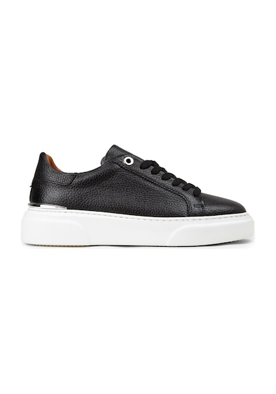 Deery Kadın Siyah Hakiki Deri Sneaker Ayakkabı - 00502zsyhe01