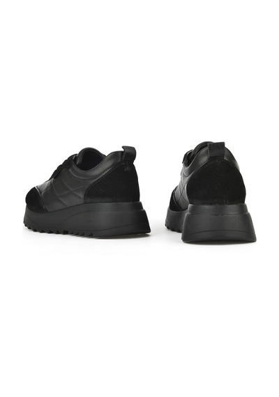 Ziya, Kadın Hakiki Deri Sneaker 1531050z26802420pk Siyah 1531050z26802420pk 000 Siyah