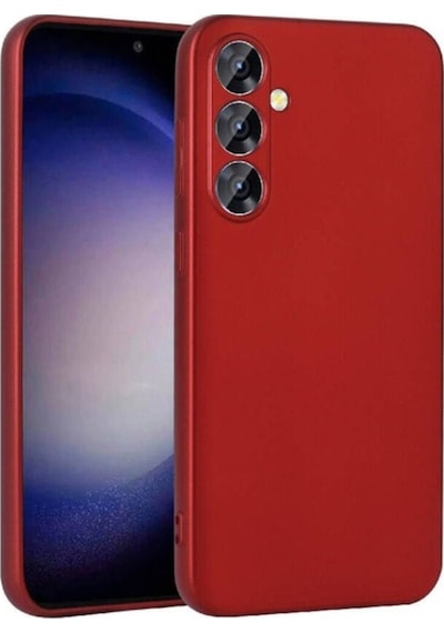 Galaxy S24 Plus Kılıf Zore Premier Silikon Kapak Kırmızı