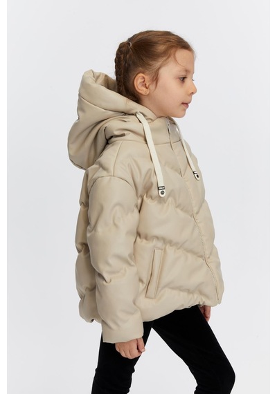 Kız Çocuk Şişme Mont 51320 Bej