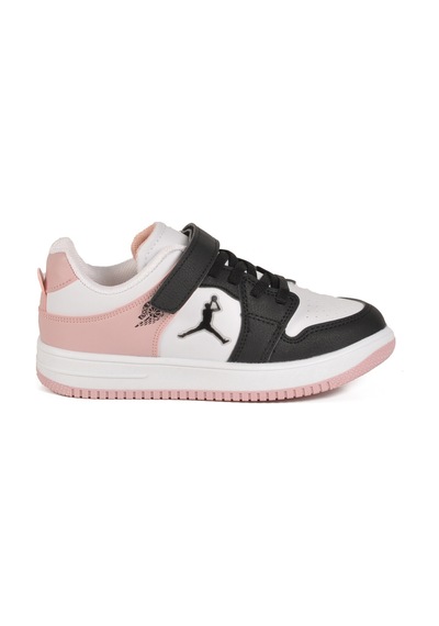 Pudra Cırtlı Kız Çocuk Sneaker Haykat Kısa F Pudra