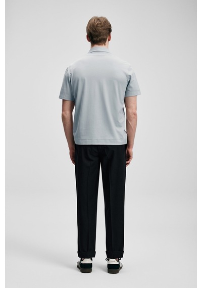 Lufian Erkek Hudson Smart Polo T-shirt 111040234 Taş