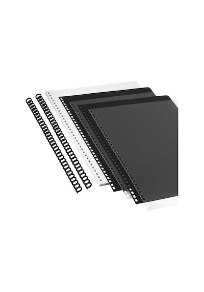 Gbc Proclick Kendin Yap Sunum Kiti, 5/16 İnç Çaplı Dikenler, Kağıt, Kapaklar, Paket Başına 2 Kit İçerir 2515665 103 Ivory