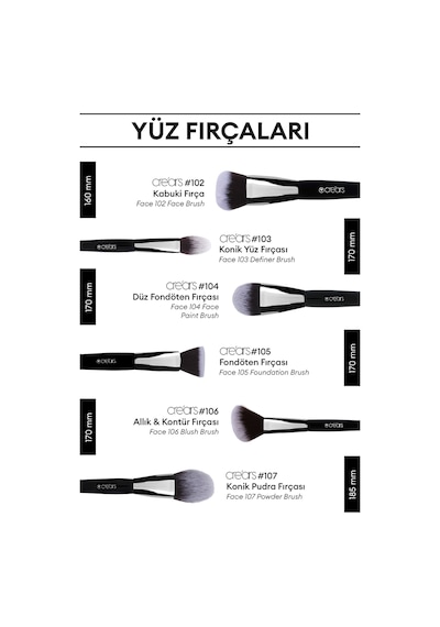 Açılı Far Karıştırma Fırçası Cre'ars Eye Contour Brush 118
