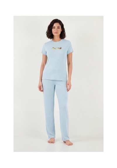 Lela Bayan Pijama Takımı 65770823 Mavi
