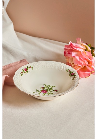 Karaca Vintage Rose Salata Kasesi 23 Cm Çok Renkli