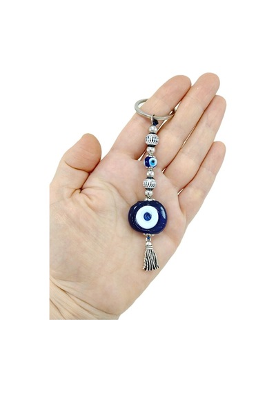 Lacivert Danagözü Nazar Boncuğu Anahtarlık / Araba Dikiz Ayna Süs 84045036