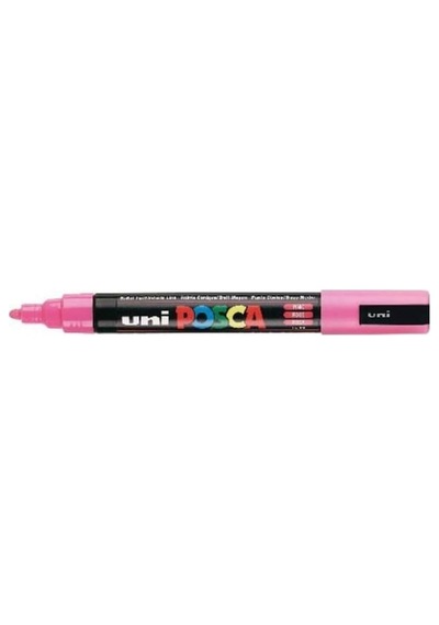 Uni Posca Pc- 5M Boyama Markörü 1.8- 2.5 MM Pembe