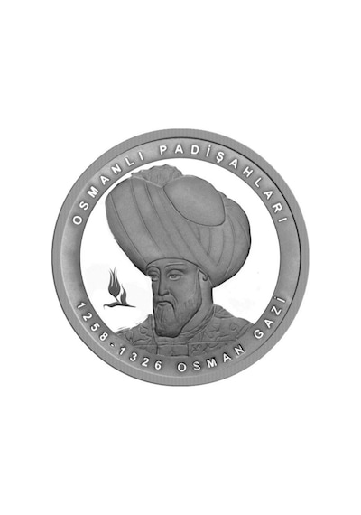 Osman Gazi (Gümüş) / Osmanlı Padişahları Serisi No:01 Hatıra Para