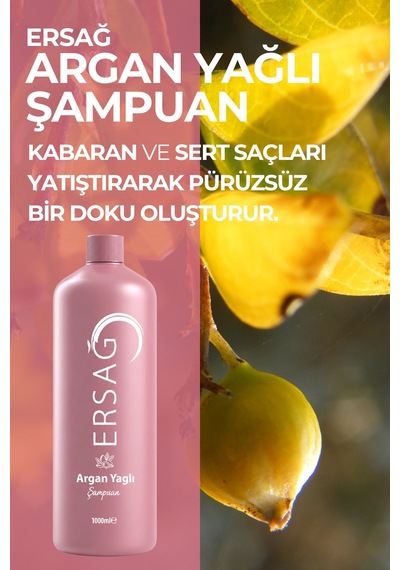 Ersağ Argan Yağlı Şampuan  1 L