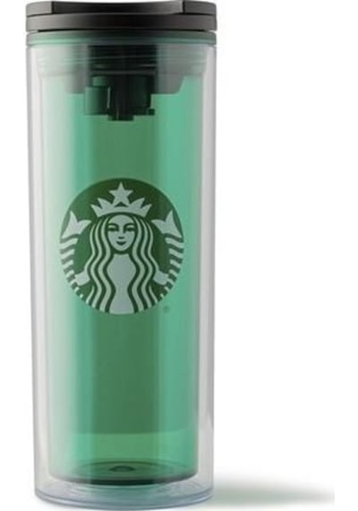 Starbucks Klasik Seri Termos Yarısaydam Yeşil Renkli 355 ML