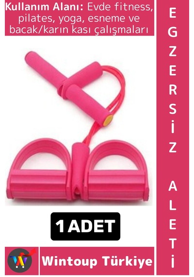 Egzersizaleti Evde Spor Fitness Aerobik Egzersiz Yoga Esneme Karın Bacak Alt Egzesiz Lastiği Çok Renkli