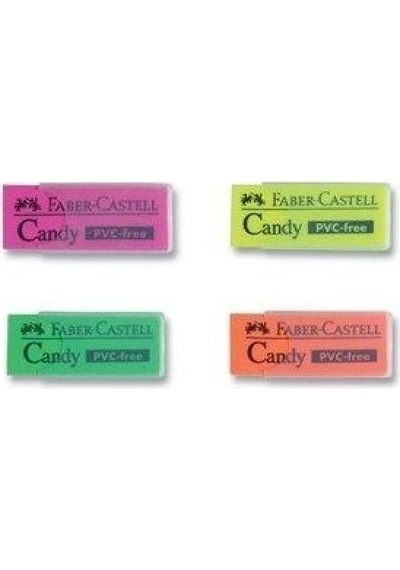 Faber-Castell Candy Plastik Kılıflı Silgi 784/30 KUTU