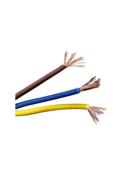 3x1,5 Mm Cca Ttr Beyaz Renk Kauçuk Topraklı Seyyar Elektrik Kablosu 5 Metre