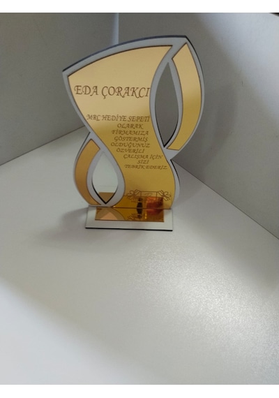 Resmi Kurum Hediyelik Plaket Şık Hediye Arıyanlara Kişiye Özel Altın