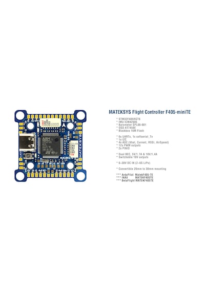 Matek F405-minite Uçuş Kontrol Kartı Otopilot