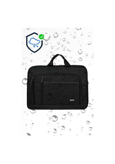 Galb Leather Cok Fonksiyonlu Ve Tam Korumali 17 Inc Laptop Evrak Cantasi Siyah